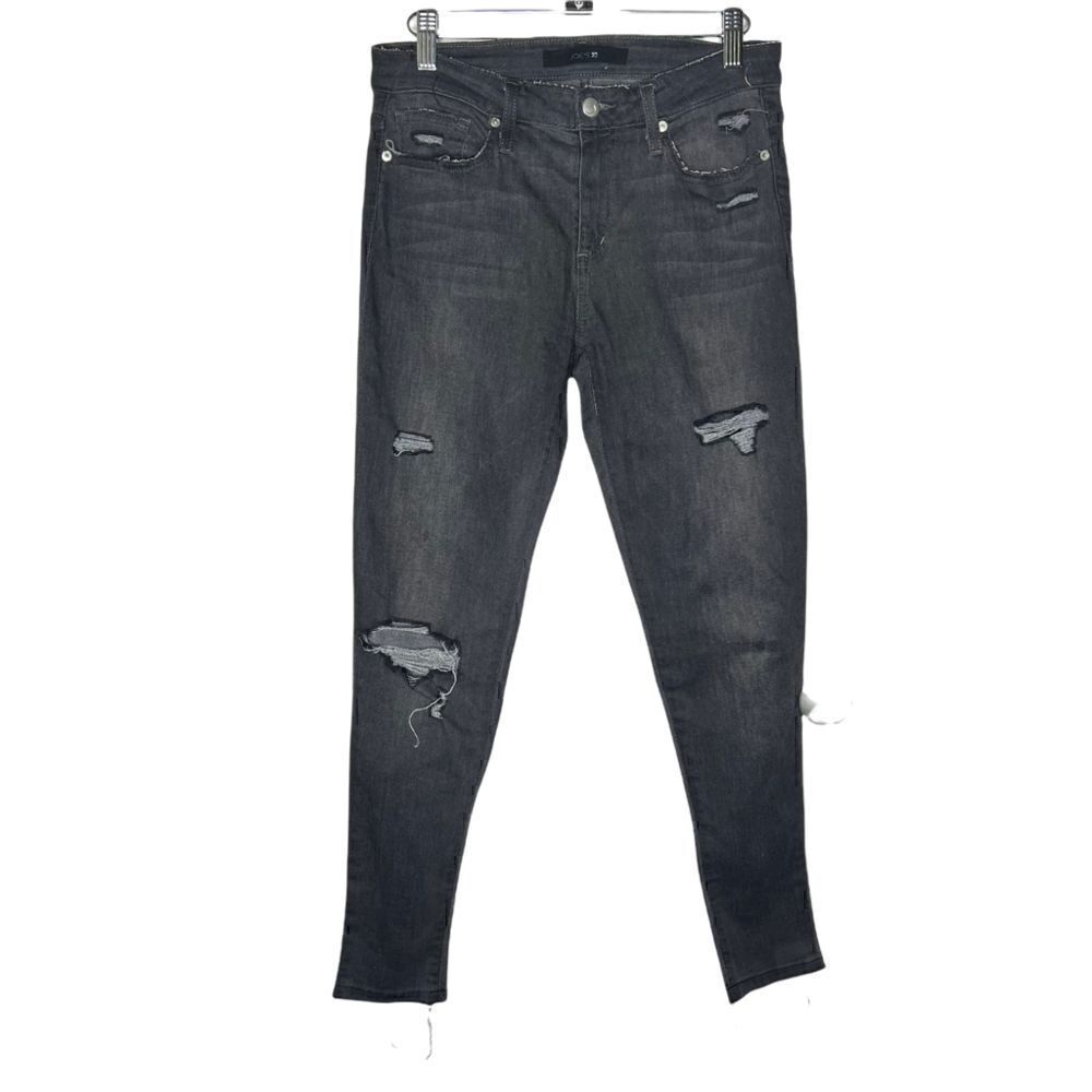 Joe's Jeans Jeans Womens Size 27 Gray Excellent Preowned Distressed Skinny Jael